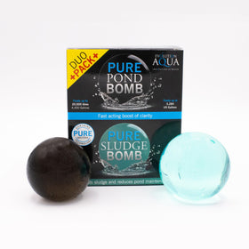 Evolution Aqua Pure Pond Bomb bottle for clearer pond water and easier maintenance.