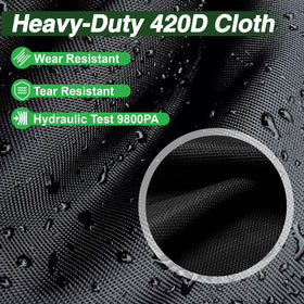 EVRBUL 50+ PU coating blocks UV rays to shield the wagon.