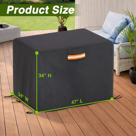EVRBUL Crawfish Boiler Cover side vents promote airflow while guarding against rain.