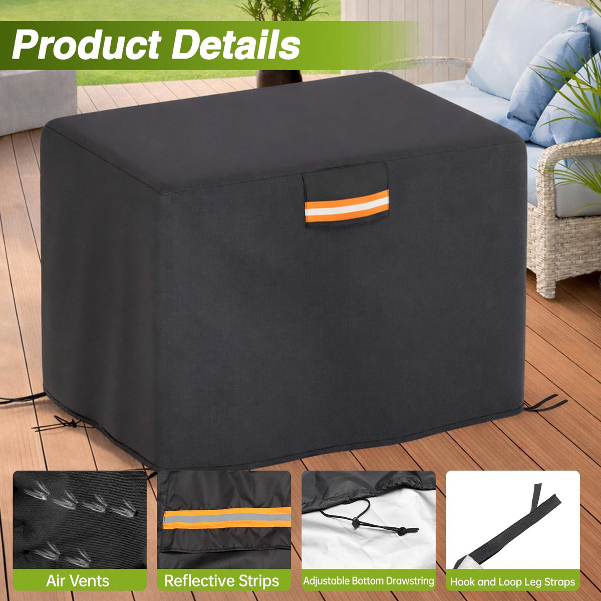 EVRBUL Windproof bottom drawstring provides secure fit against gusts.