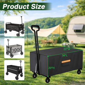 EVRBUL heavy-duty 420D wagon cover emphasizes tear resistance and protection.