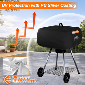 EVRBUL 50+ PU coating blocks UV rays to protect the grill exterior
