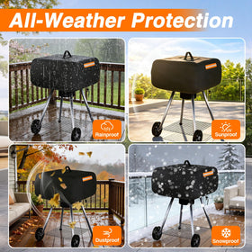 EVRBUL cover offers UV protection to preserve grill finish