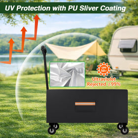 EVRBUL side Velcro closure enables easy access to the drawbar.
