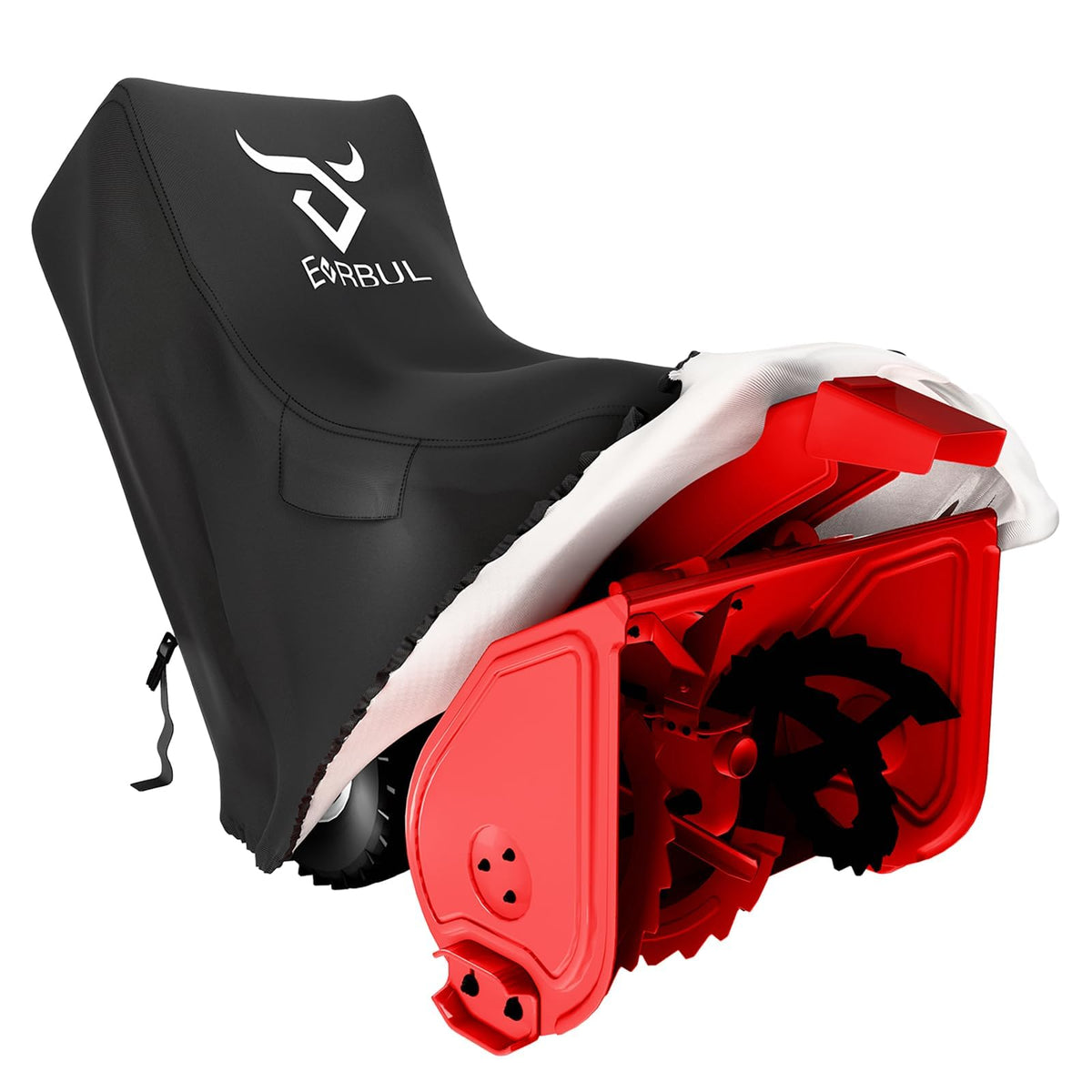 EVRBUL cover in use protects equipment between storms