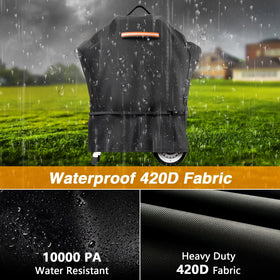 EVRBUL windproof straps secure the cover in breezy weather