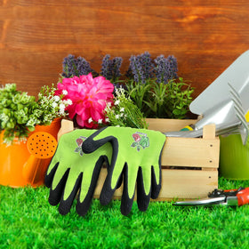 Evridwear Kids Gardening Gloves digging and planting protection