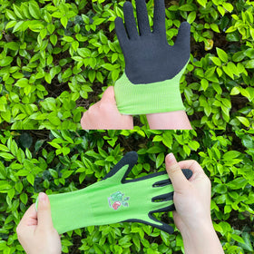Evridwear Kids Gardening Gloves Green Breathable Fabric keeps hands cool during play