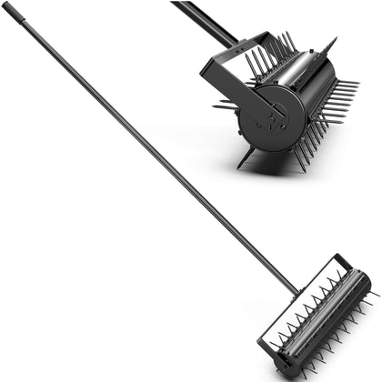 evtmag 22-inch lawn aerator drum ready for wide-area aeration