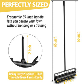 evtmag 2-inch hardened spikes ready to penetrate compact soil
