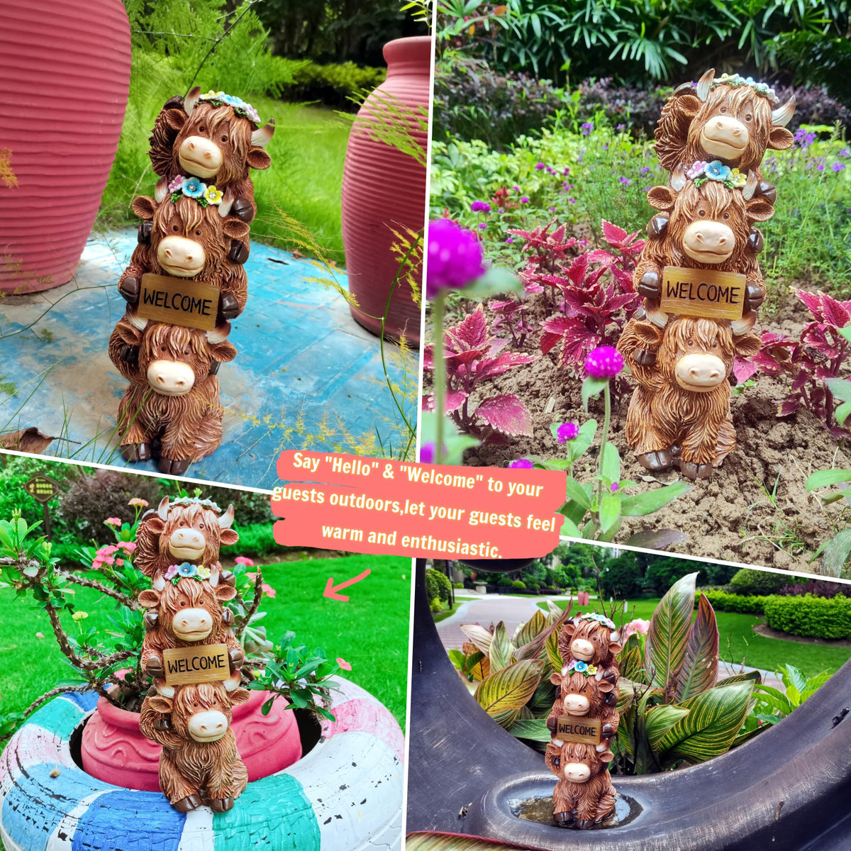 Evursua Highland Cow gift idea ideal for housewarmings or mom's gifts.