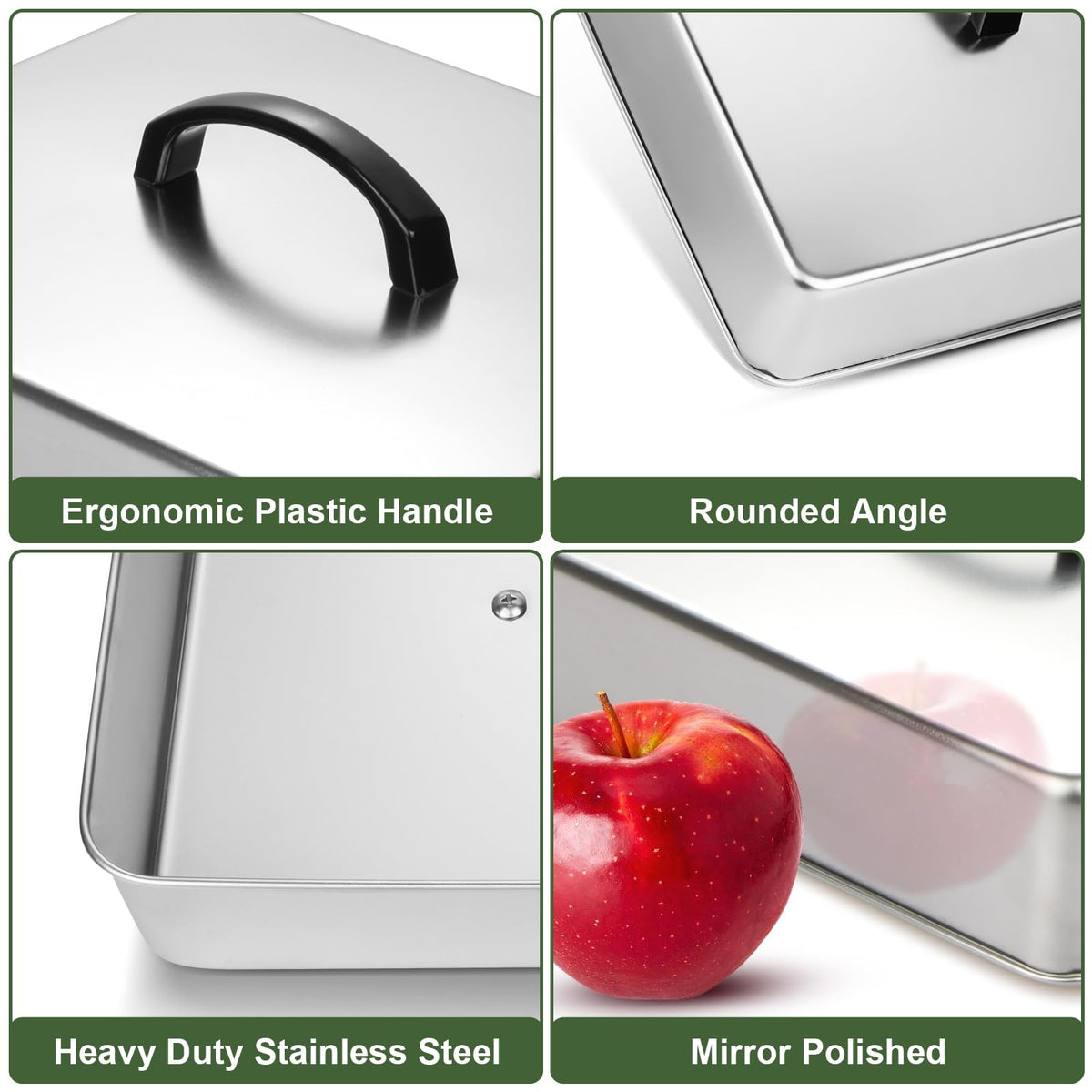 EWFEN cheese melting dome concentrates heat for even cheese melts.