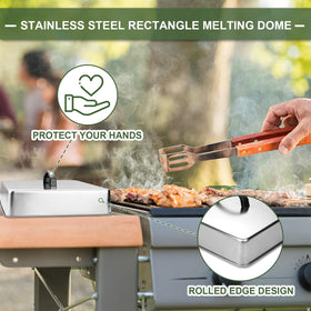 EWFEN heat-resistant handle stays cool when lifting hot lids.