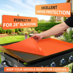 EWFEN heavy-duty griddle cover provides a snug, weatherproof shield against rain and sun.