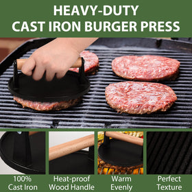 EWFEN Patty Papers prevent sticking for quick, mess-free burger prep