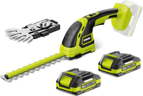 EWORK 21V 2-in-1 hedge trimmer, balanced and light for precise pruning