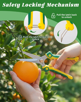 EWPJDK pruning shears with ergonomic handle for comfortable, precise cuts.