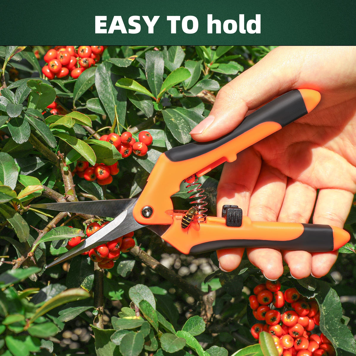 EWPJDK non-slip handles for secure pruning control