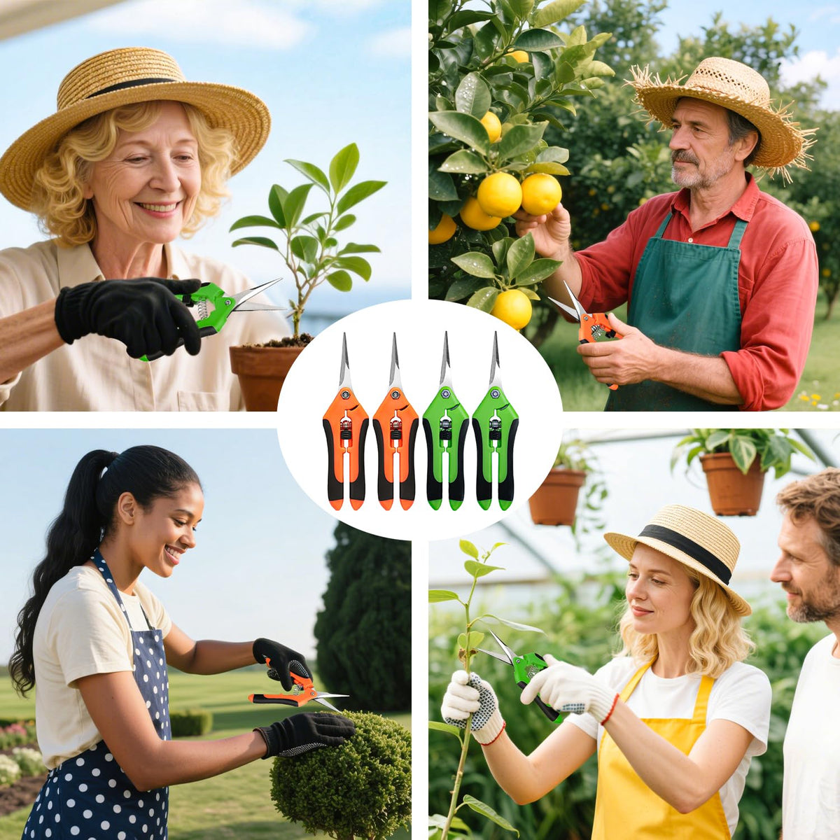 EWPJDK orange green color helps visibility and easy storage in sheds
