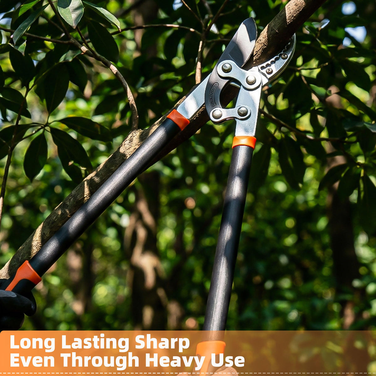 EWPJDK soft grip handle reduces hand fatigue during trimming