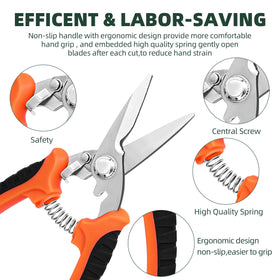 EWPJDK triple-blade pruning set covers general pruning tasks and light branches