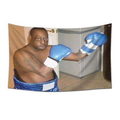 EWRITN Lester Green boxing flag 3x5 ft with vivid colors for dorm or yard decor