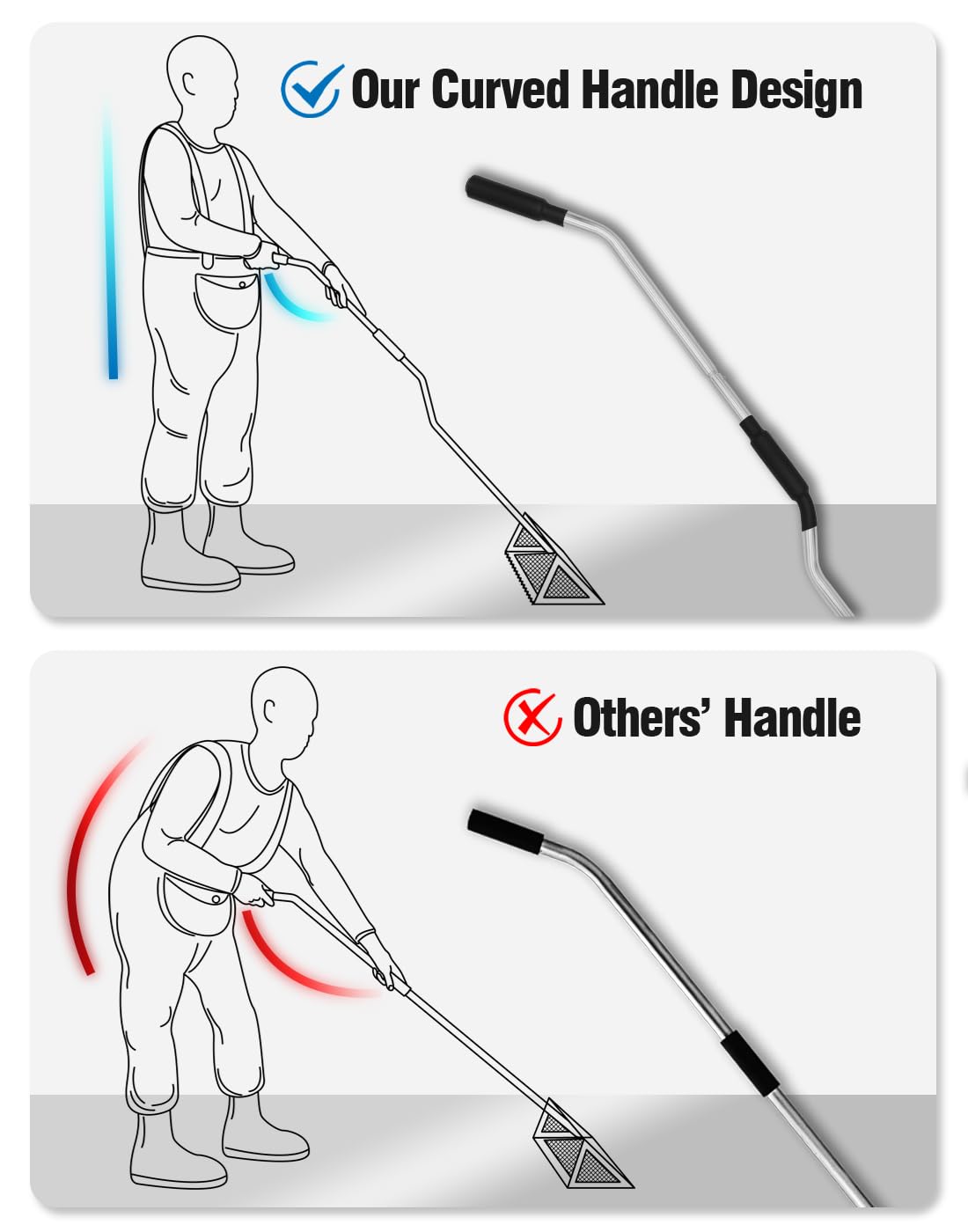 Exact Design one-piece handle design simplifies assembly