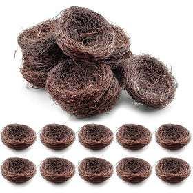 Exasinine bird nest 5.5 inch round adds rustic craft charm