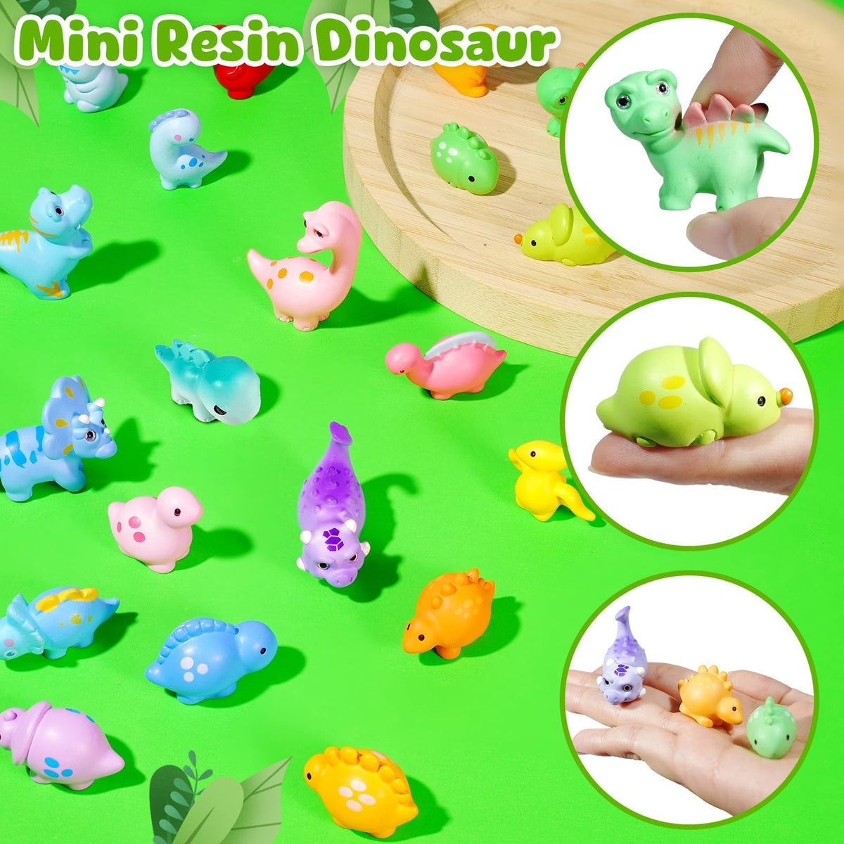 Exasinine dinosaurs in durable resin for long-lasting decor