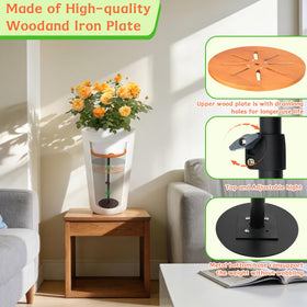 EXCELFU easy installation steps demonstrated for planter risers