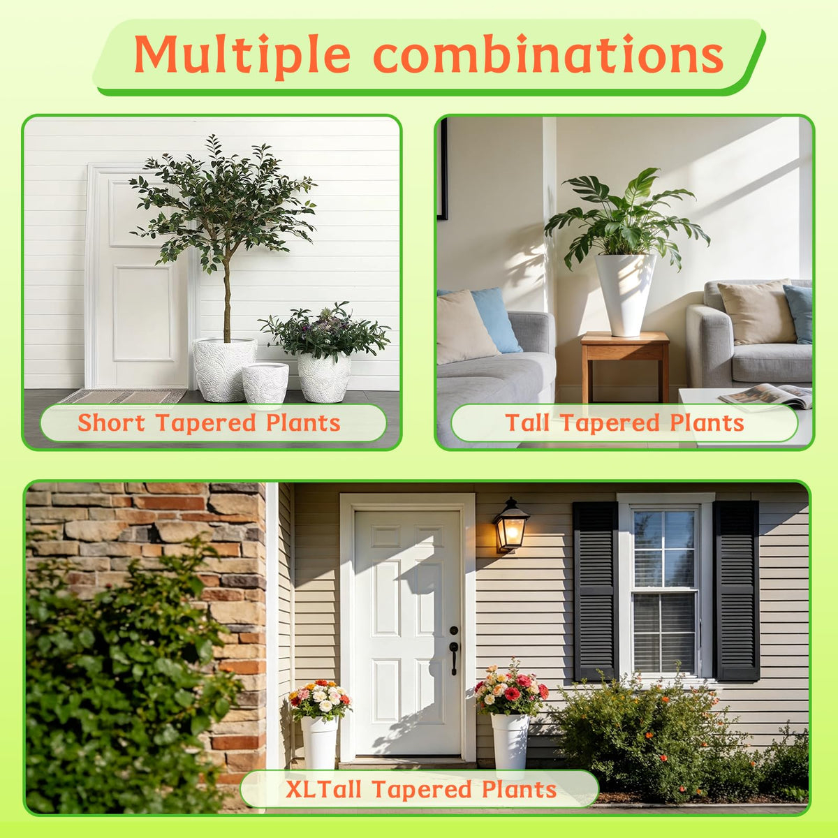 EXCELFU risers fit multiple pot shapes including round and square