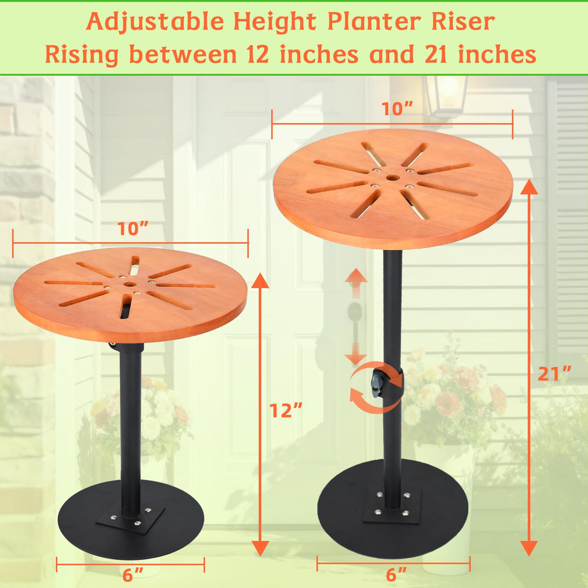 EXCELFU upper wood plate with drain holes supporting drainage
