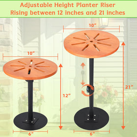 EXCELFU upper wood plate with drain holes supporting drainage