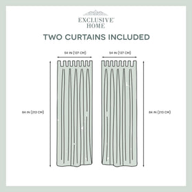 Exclusive Home Cabana vanilla drapery hem and edge detail