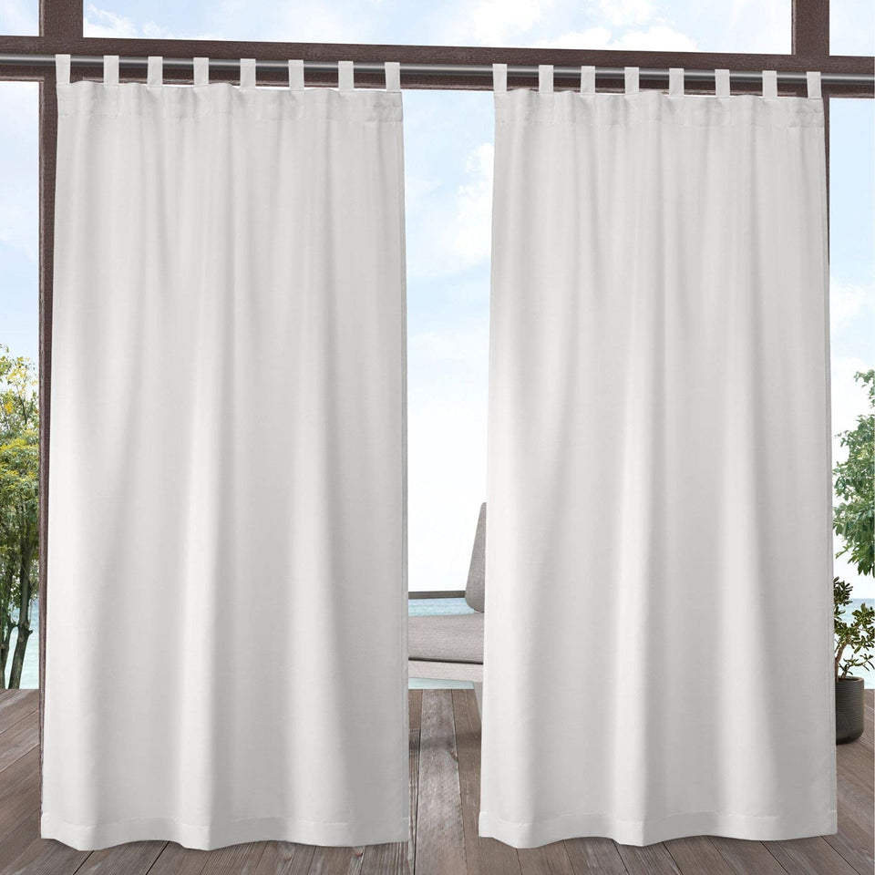 Exclusive Home Cabana vanilla fabric close-up showing canvas-like texture for indoor/outdoor use