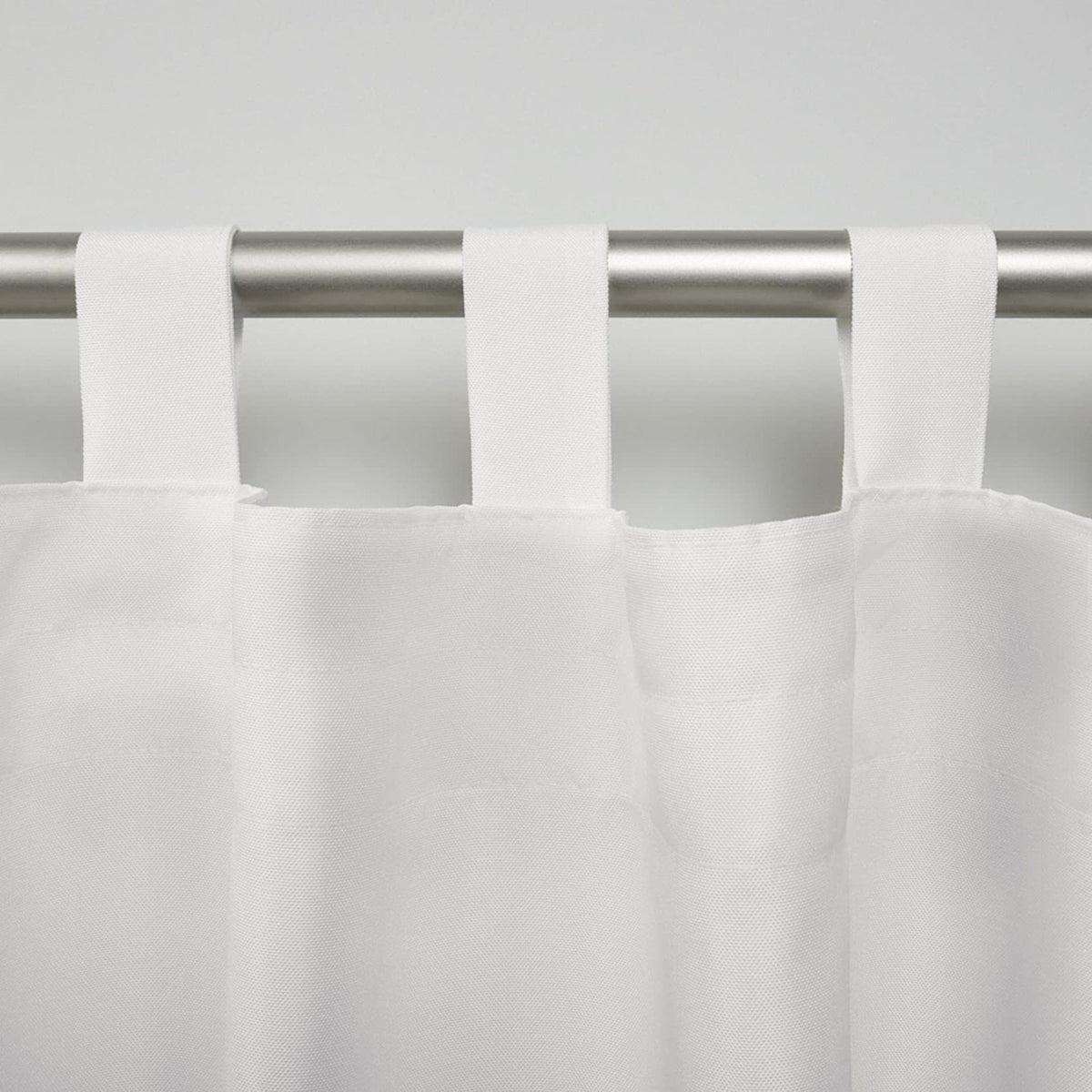 Exclusive Home Cabana vanilla curtain panel set shown together