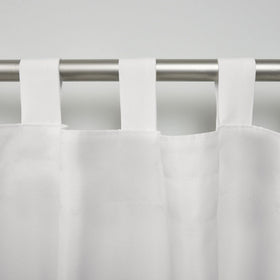 Exclusive Home Cabana vanilla curtain panel set shown together