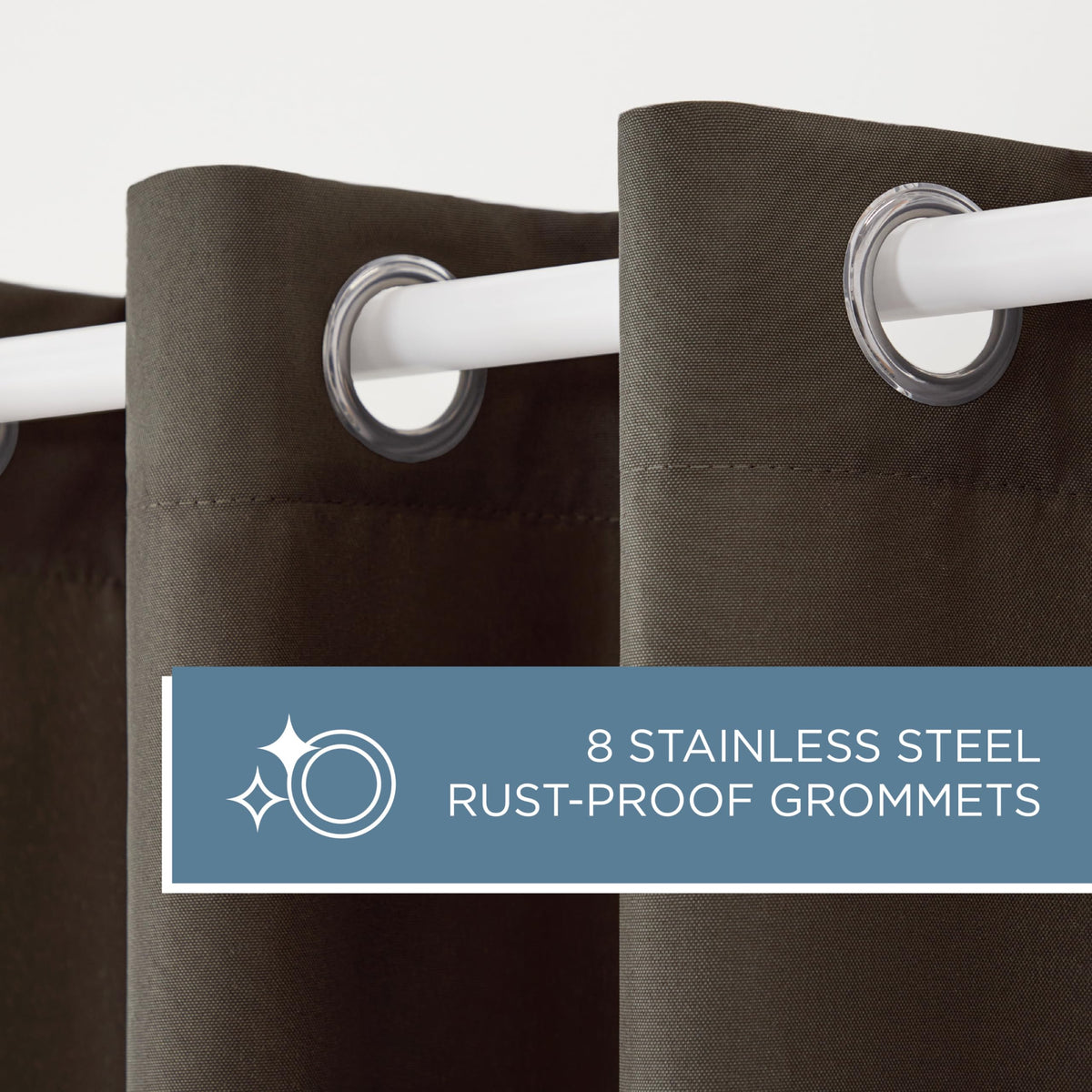 Exclusive Home Cabana panel 9 is easy to spot-clean for outdoor upkeep