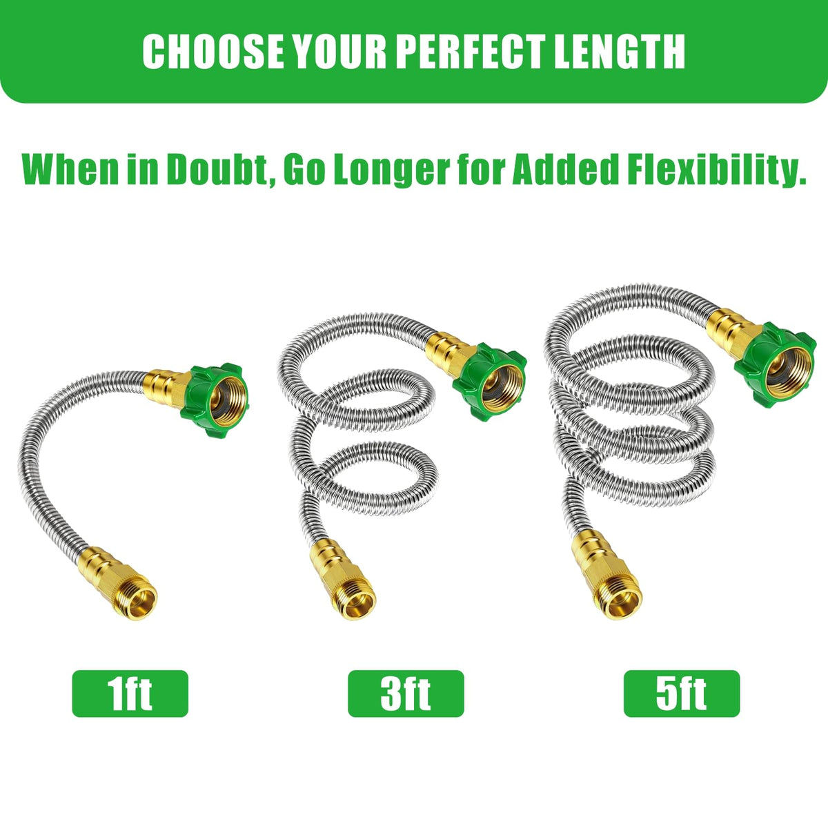 EXJEXJ 304 stainless steel durability resists rust and weather for outdoor use.