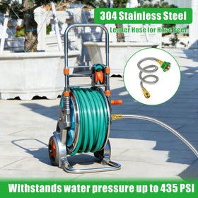 EXJEXJ hose reel compatibility supports quick setup and tidy storage.