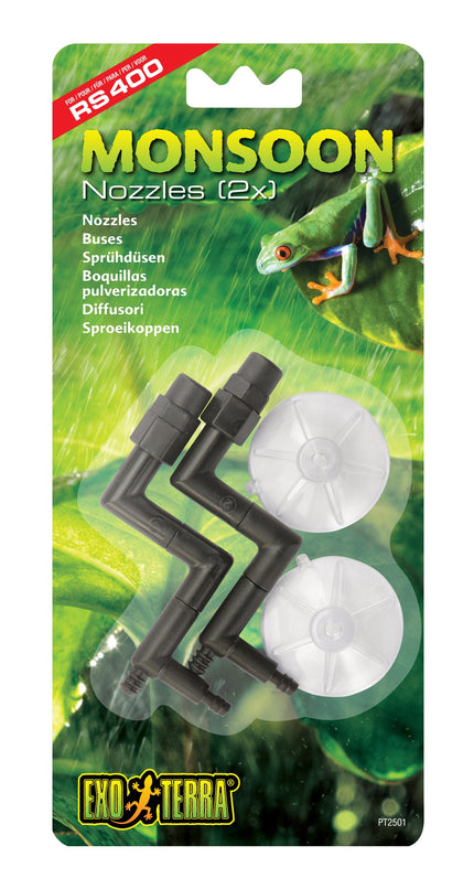 Exo Terra Monsoon RS400 replacement nozzles for consistent rainfall output