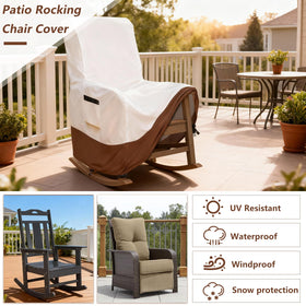 Exokugo chair cover showing drawstring adjustment for snug fit