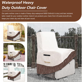 Exokugo buckle straps secure the cover during strong winds and storms.