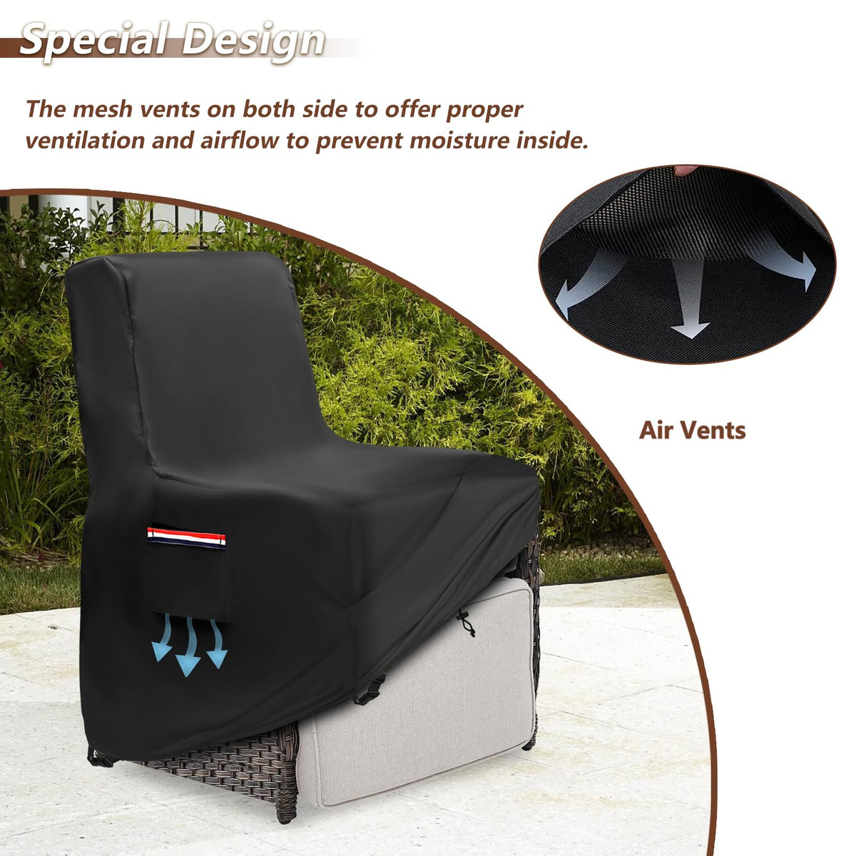 Exokugo covers easy-to-clean surface after rain