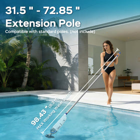 EXONYX IPX8 waterproof design keeps cleaning safe underwater