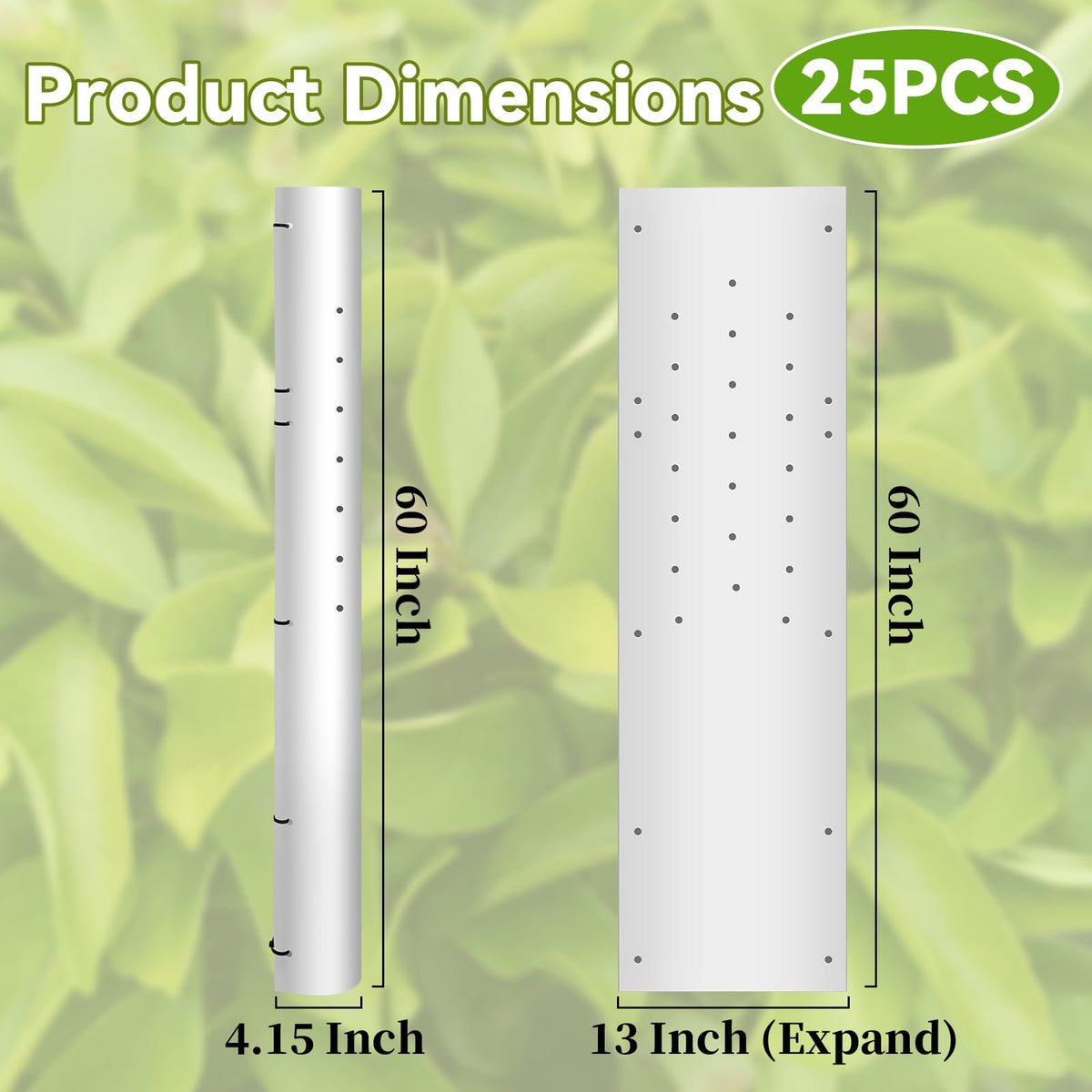 Expdst 60in tree tubes come with reusable zip ties for quick install.