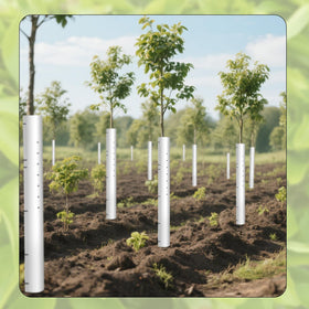 Expdst 4.15-inch diameter tubes connect to extend coverage as needed.