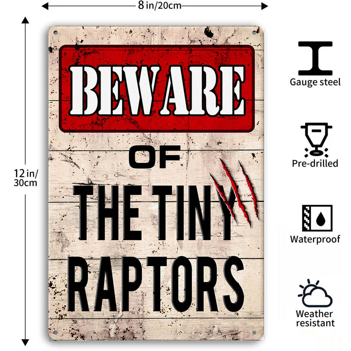 EXPGDC metal tin sign for kitchen or garden, ideal for chicken lovers