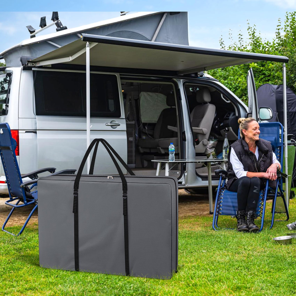 Explore Land Oxford fabric protection guards against dirt during transport
