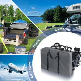 Explore Land dual-zip enclosure enables smooth on/off for heavy chairs
